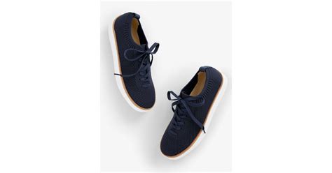 brittany knit sneakers navy.